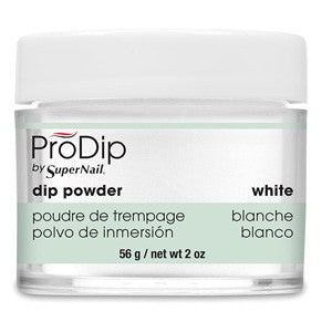White ProDip Acrylic Powder 56g for white french acrylic