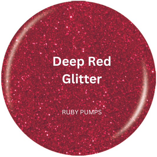 China Glaze Nail Varnish 14ml - Burgundy & Red Glitter