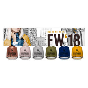 6pc Micro Mini FW â18: Ready to Wear Kit One of each lacquer: Swatch Out!, Throwing Suede, Pleather Weather, Central Parka, You Donât Know Jacket, and Mustard The Courage (0.125 fl oz)