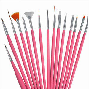 Nail Art Brush Set 3 Piece