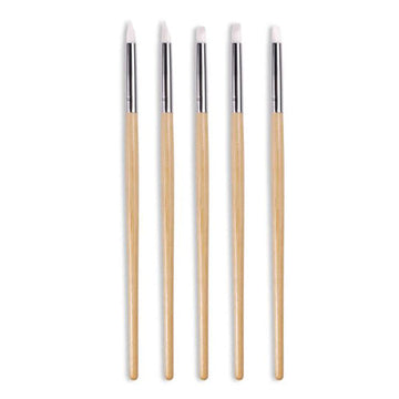 Silicone Rubber Tip Nail Tool 5 piece set to clean up smile lines & around nail plate
