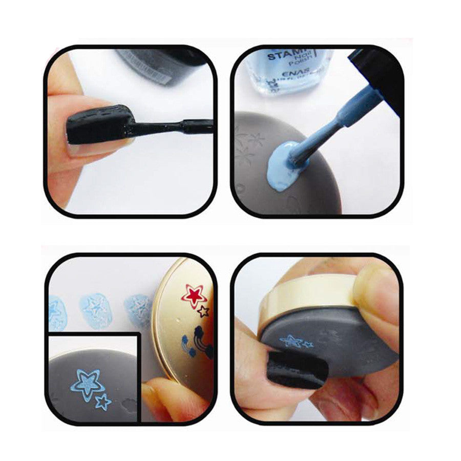How to do Nail Art Stamping with Enas Stampers