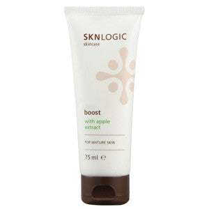 SKN Logic SKNboost is a concentrated, heavyweight cream that combats prematurely-ageing skin conditions