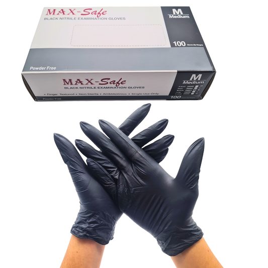 Gloves - Nitrile Black 50 pairs