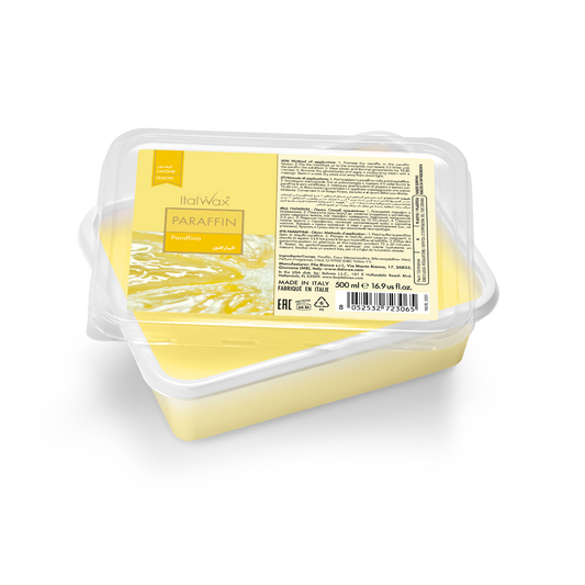 Italwax paraffin wax for professional hand and foot treatments, available in a variety of colours and fragrances.