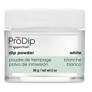 White ProDip Acrylic Powder 56g for white french acrylic 