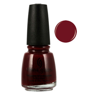 China Glaze Nail Varnish 14ml - Burgundy & Red Créme