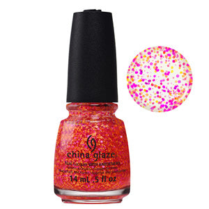 China Glaze Nail Varnish 14ml - Multi-Coloured Glitter