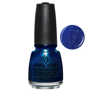 China Glaze Nail Varnish 14ml - Blue Glitter