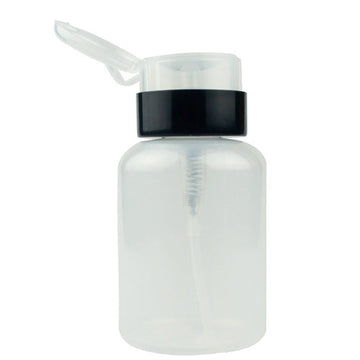 Twist Locking Plastic Liquid Pump Bottle which spray liquid upwards when top pressed down