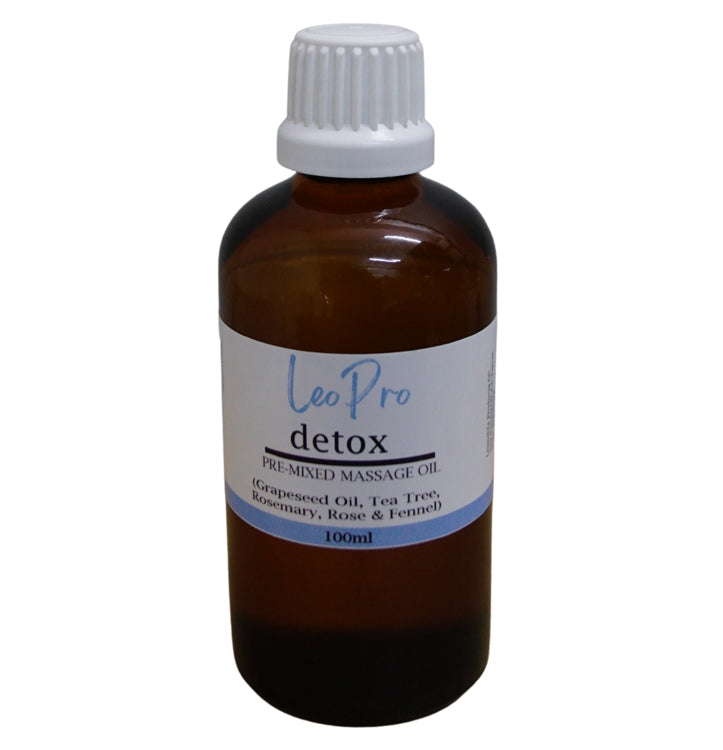 Pre-Blended Massage Oil 100ml - Detox