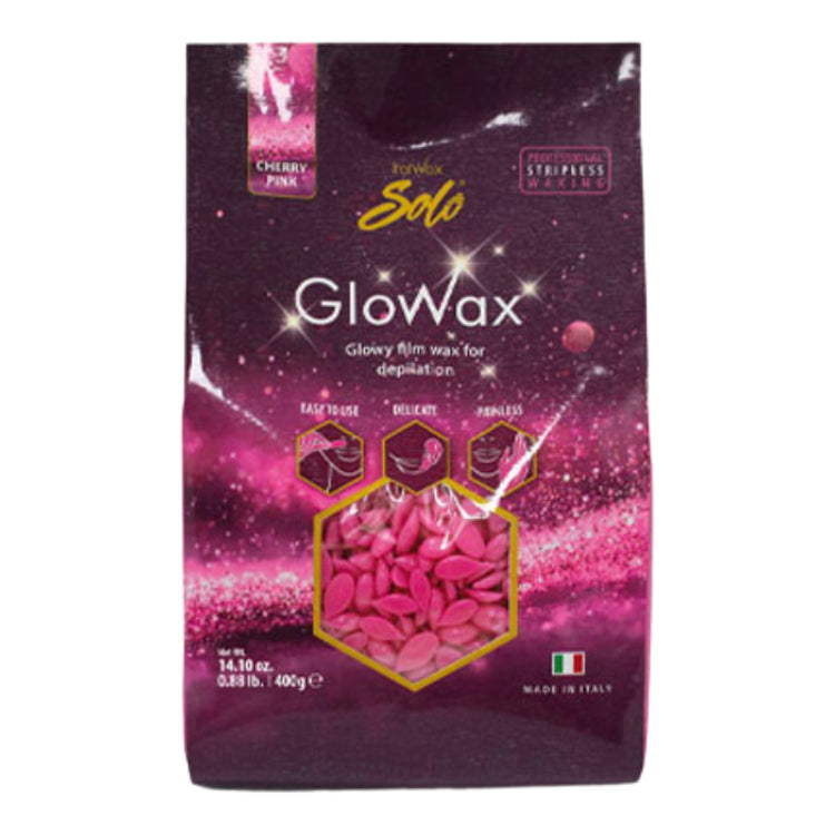 Italwax Cherry Pink Film Wax for Glowax Kit 400g